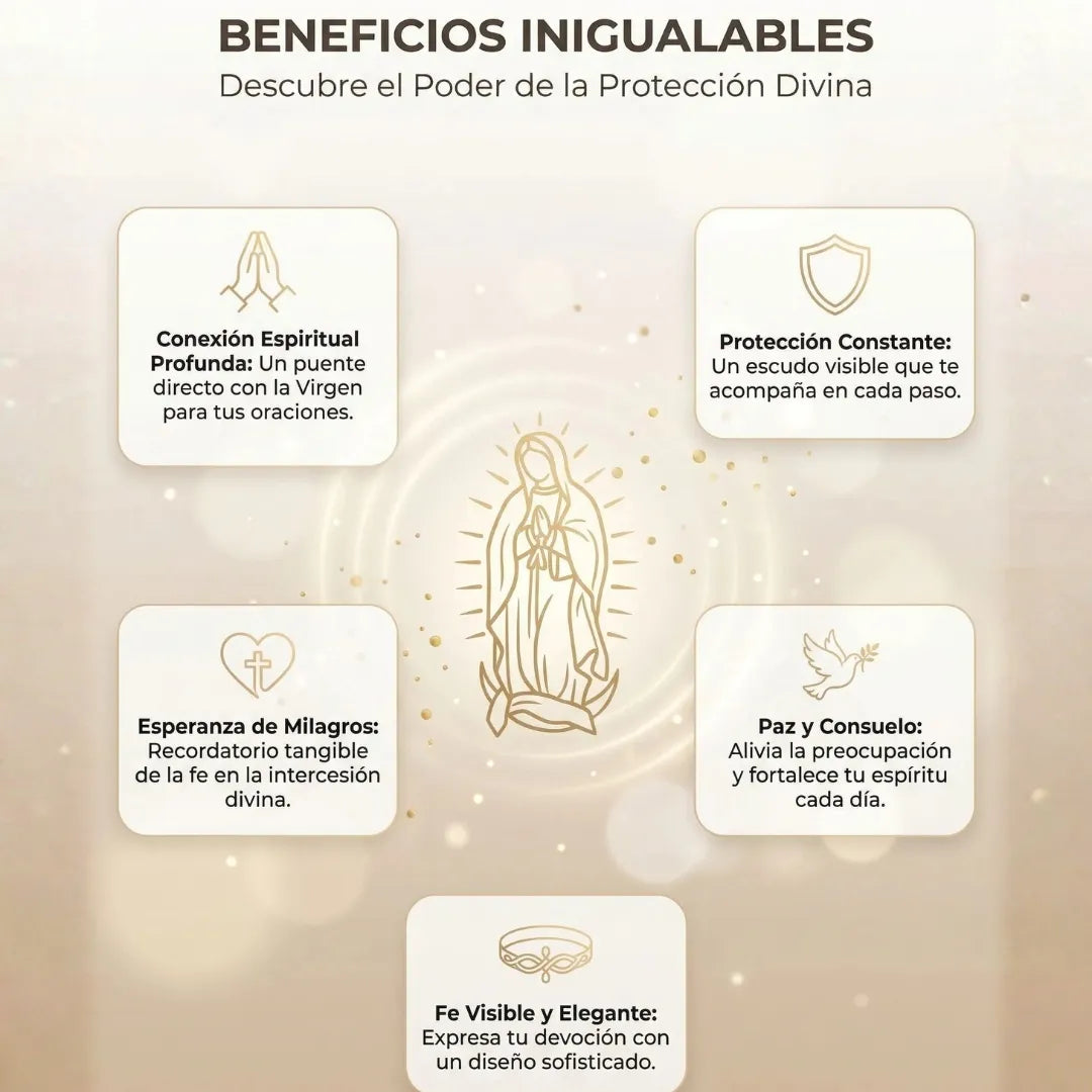 Virgen de guadalupe 3 oros