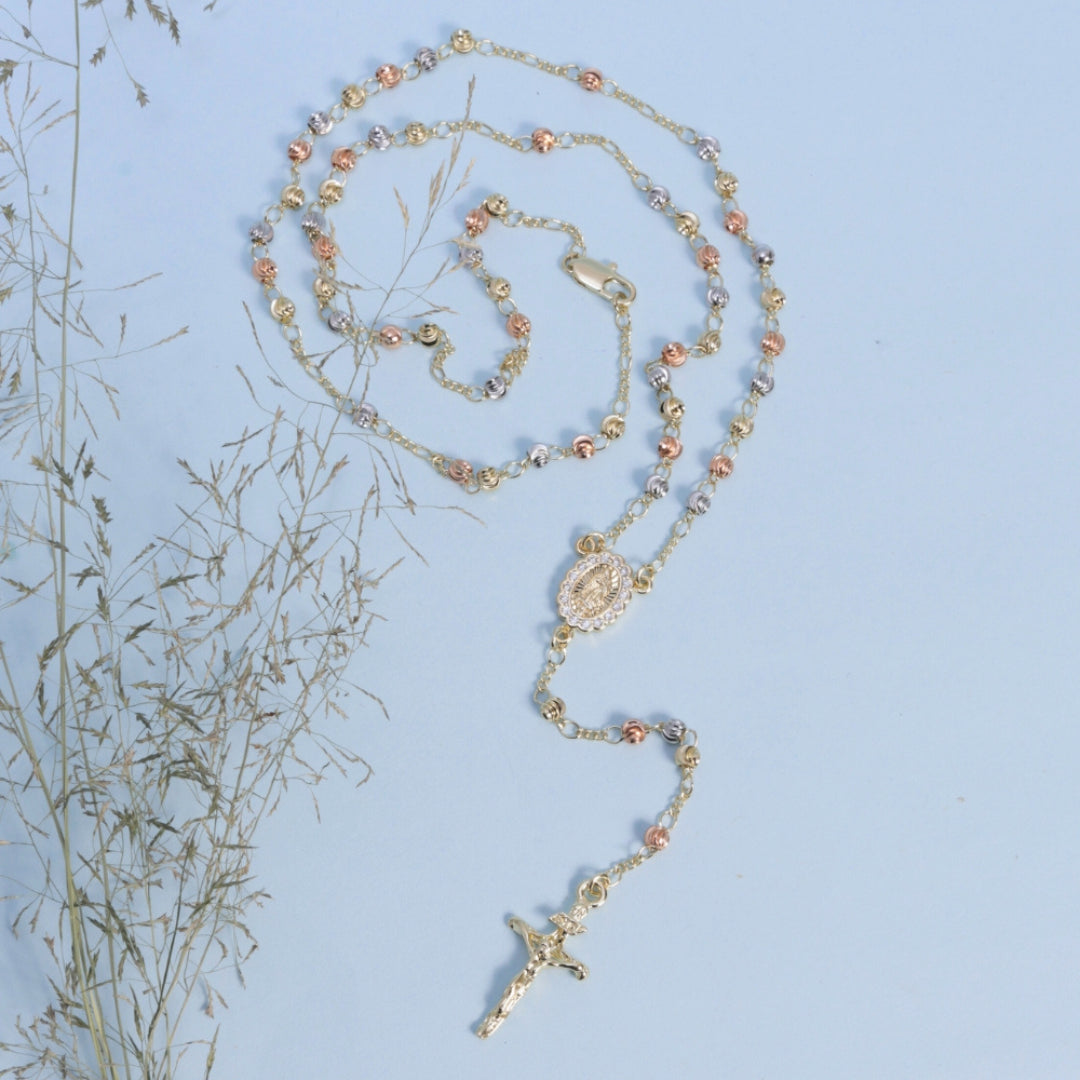 Rosario virgen de Guadalupe Baño en 3 Oros