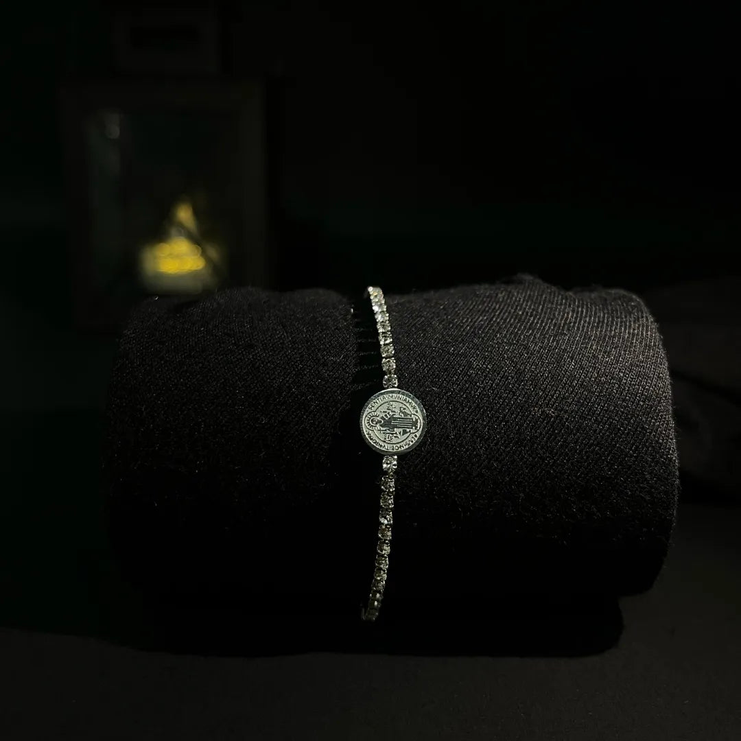 Pulsera San Benito En Acero inoxidable