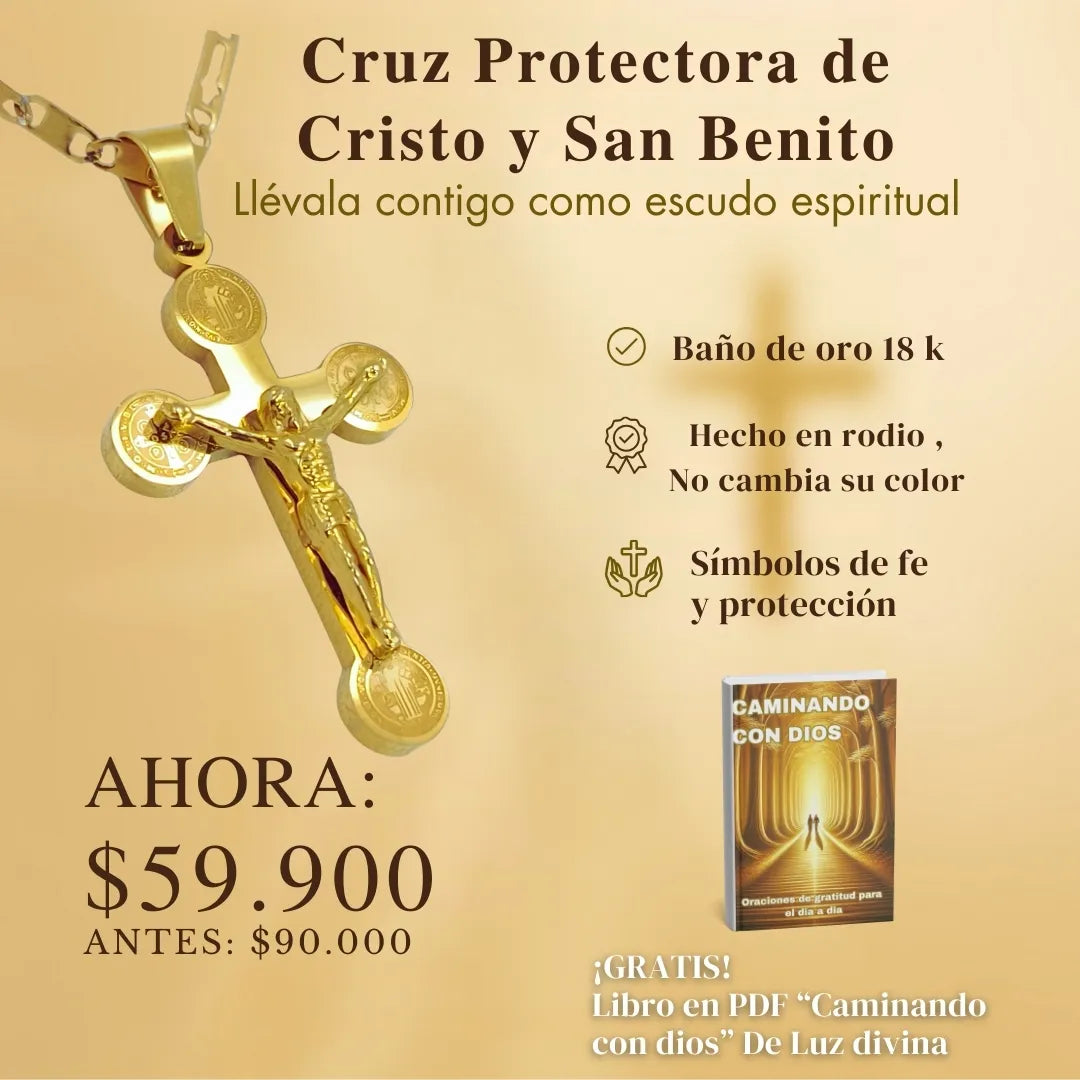 Cadena Protectora Cristo San Benito
