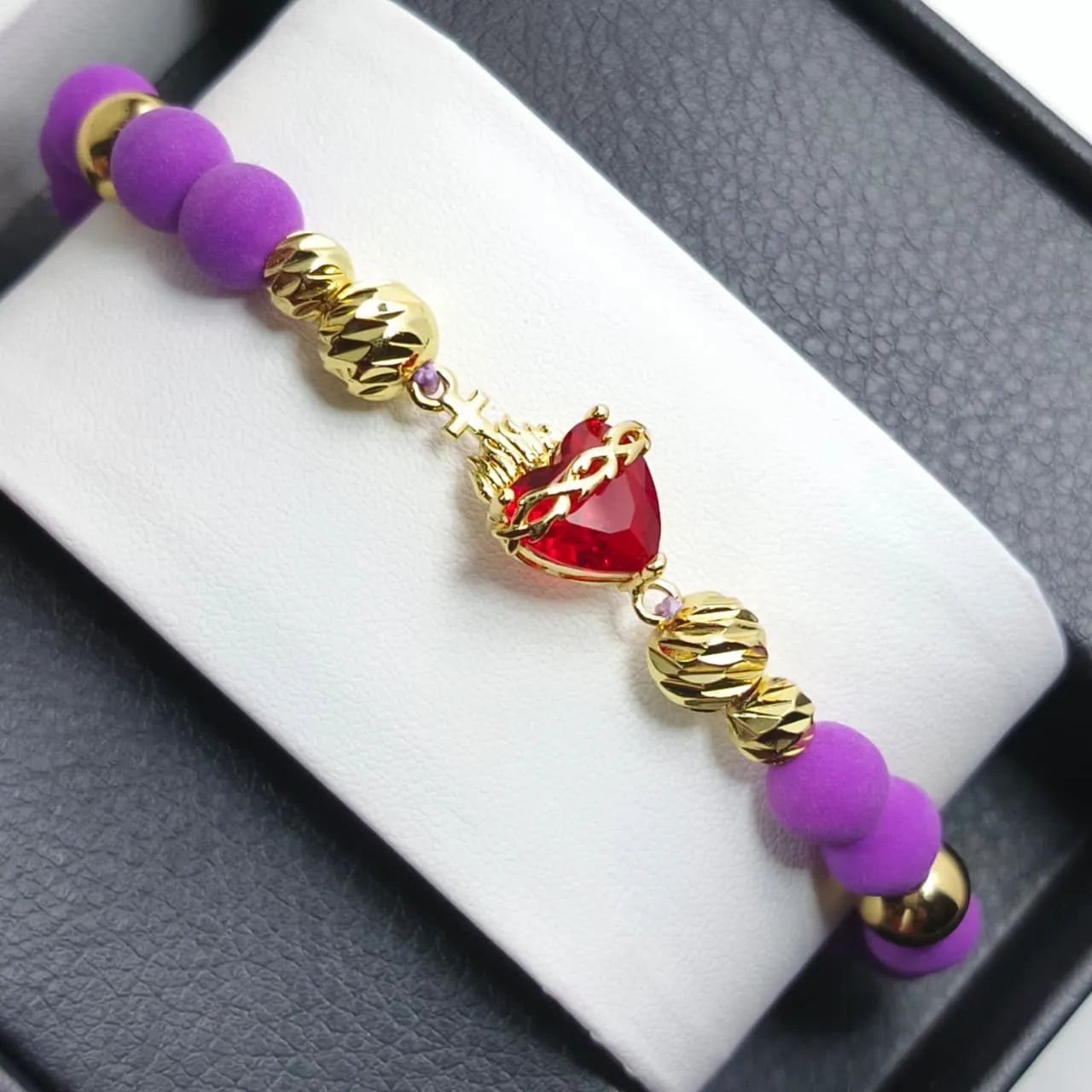 PULSERA NEOPRENO Y BALIN DIAM CORA JESUS