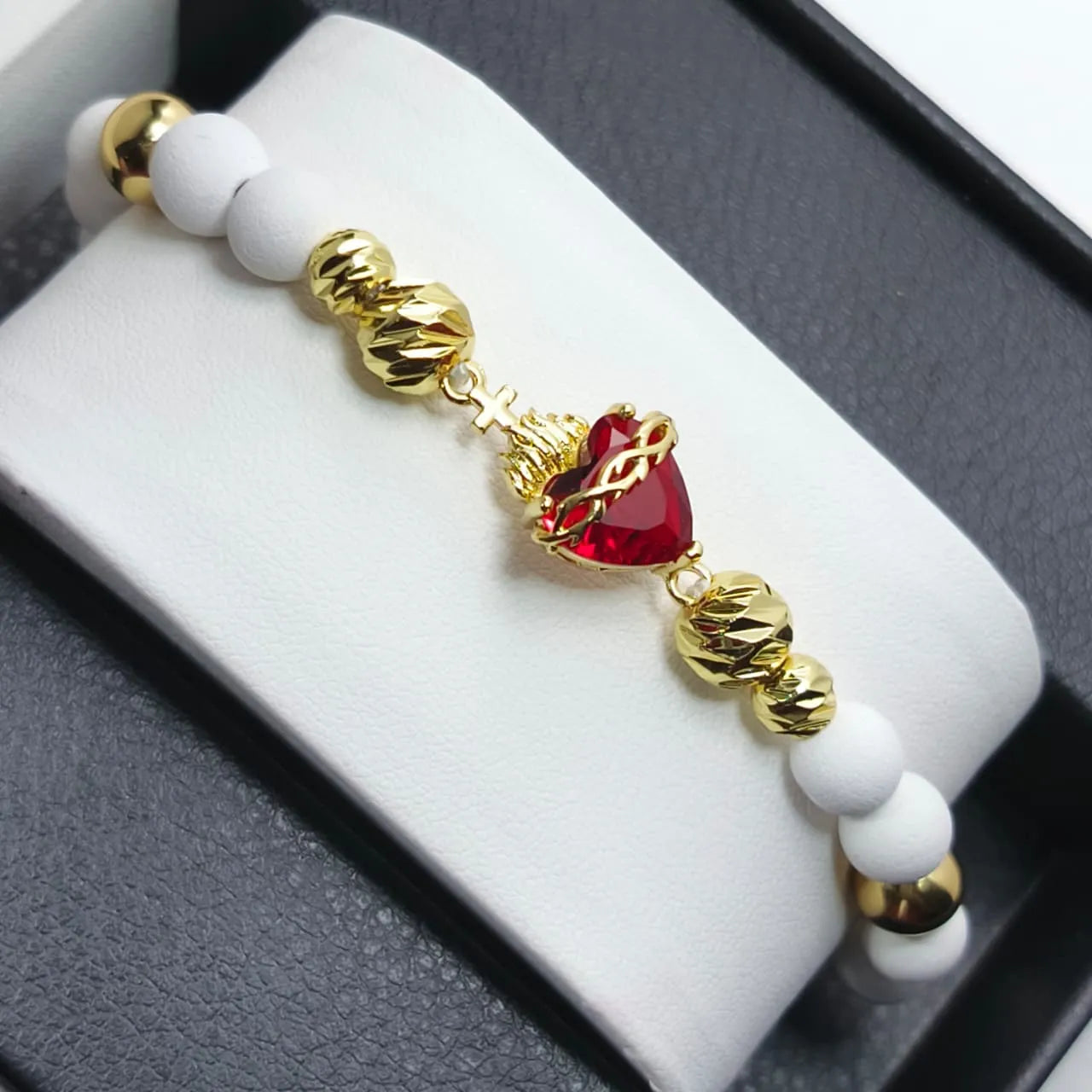 PULSERA NEOPRENO Y BALIN DIAM CORA JESUS