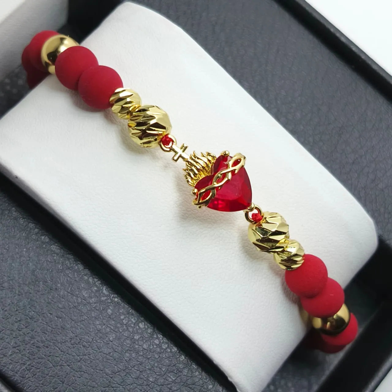 PULSERA NEOPRENO Y BALIN DIAM CORA JESUS