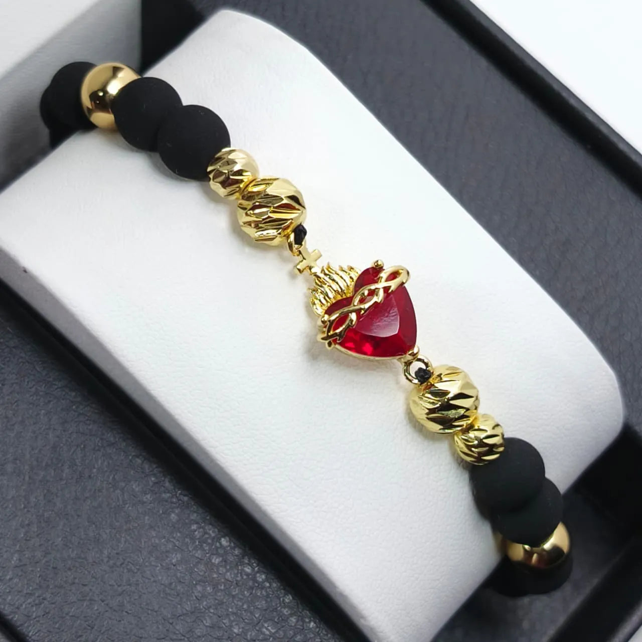 PULSERA NEOPRENO Y BALIN DIAM CORA JESUS