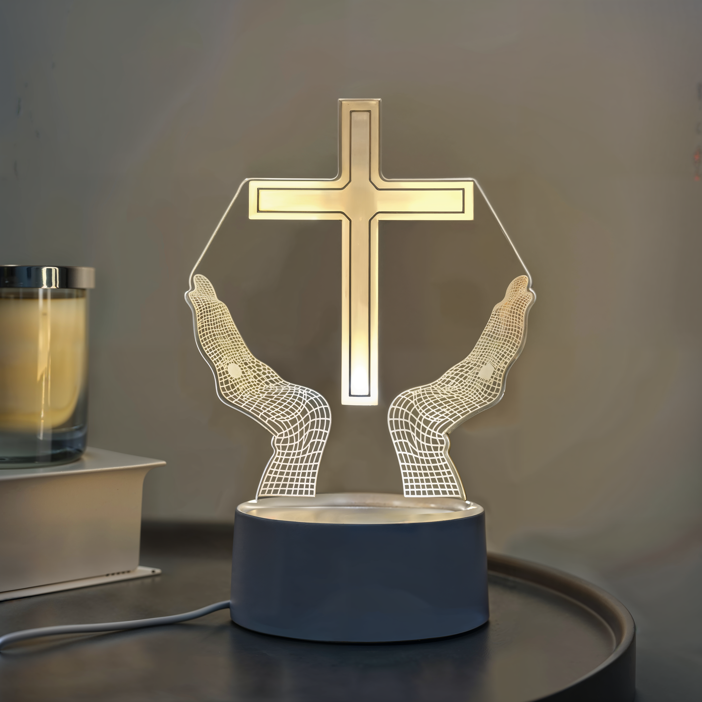 Luz de Fe led 3D