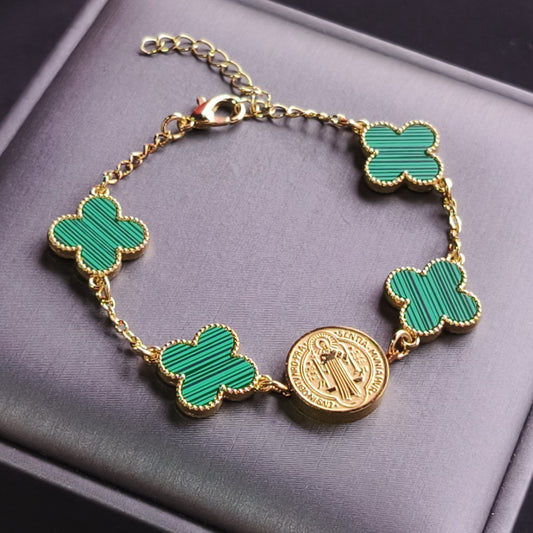 Manilla Van Cleef  San Benito - Baño de oro 18k