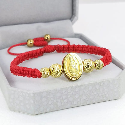 PULSERA TEJIDA VIRGEN DEL CARMEN