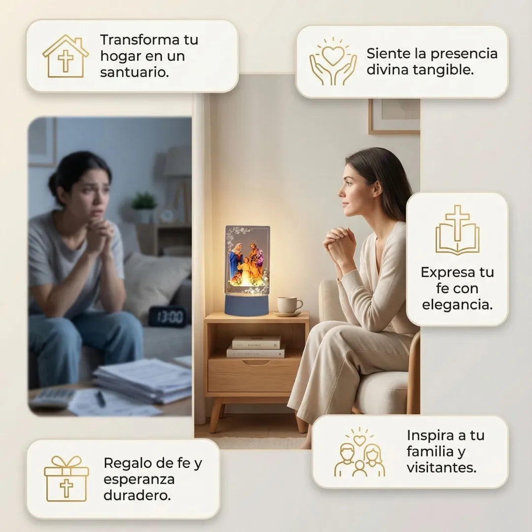 LAMPARA LED LUZ DIVINA