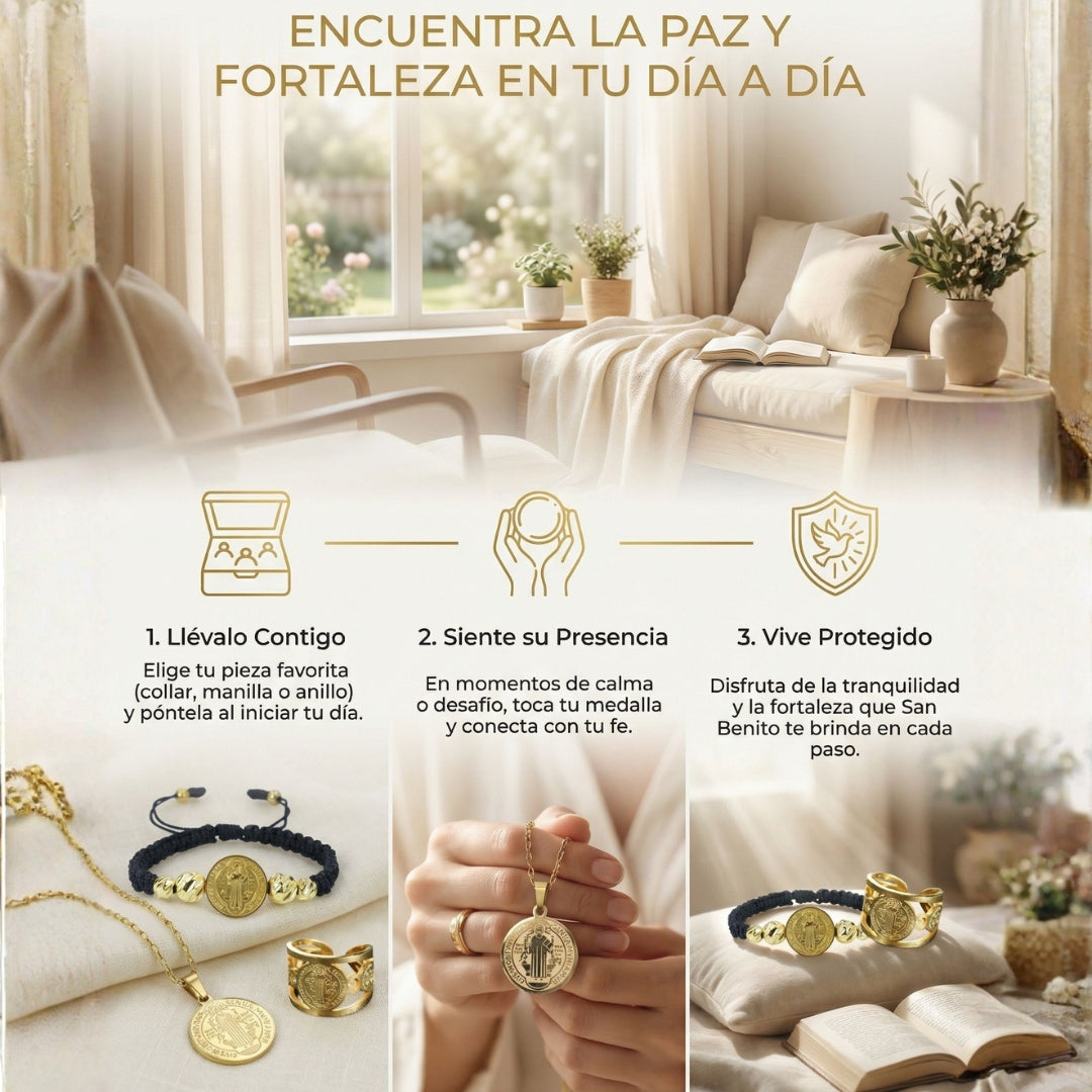 combo divino san benito protector.