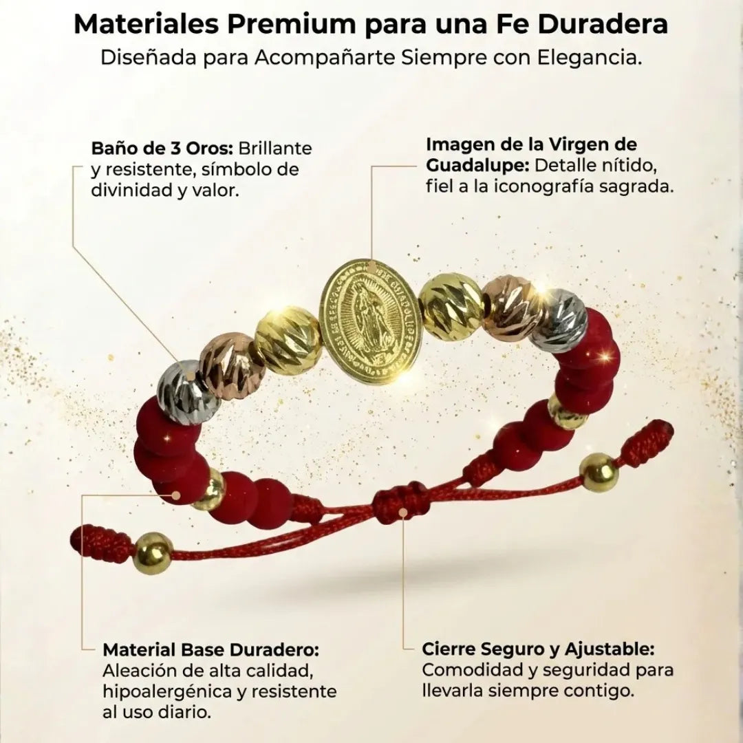 Virgen de guadalupe 3 oros