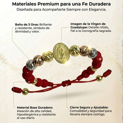 Virgen de guadalupe 3 oros