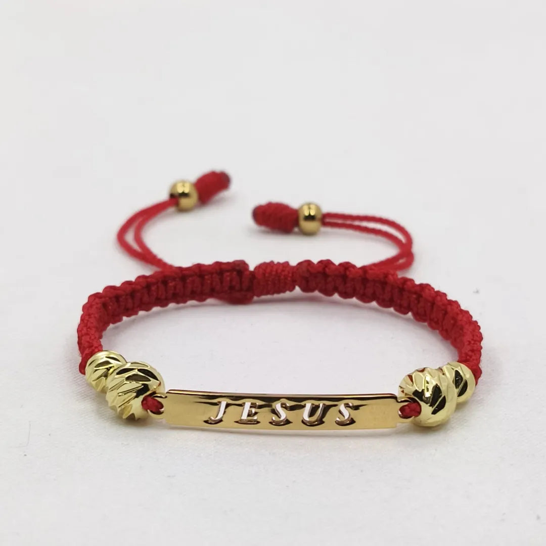 Manilla de jesus trenzada