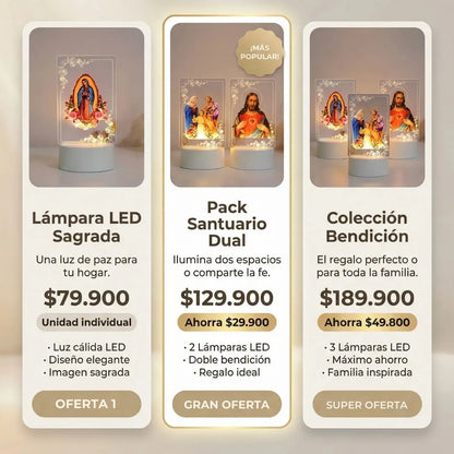 LAMPARA LED LUZ DIVINA