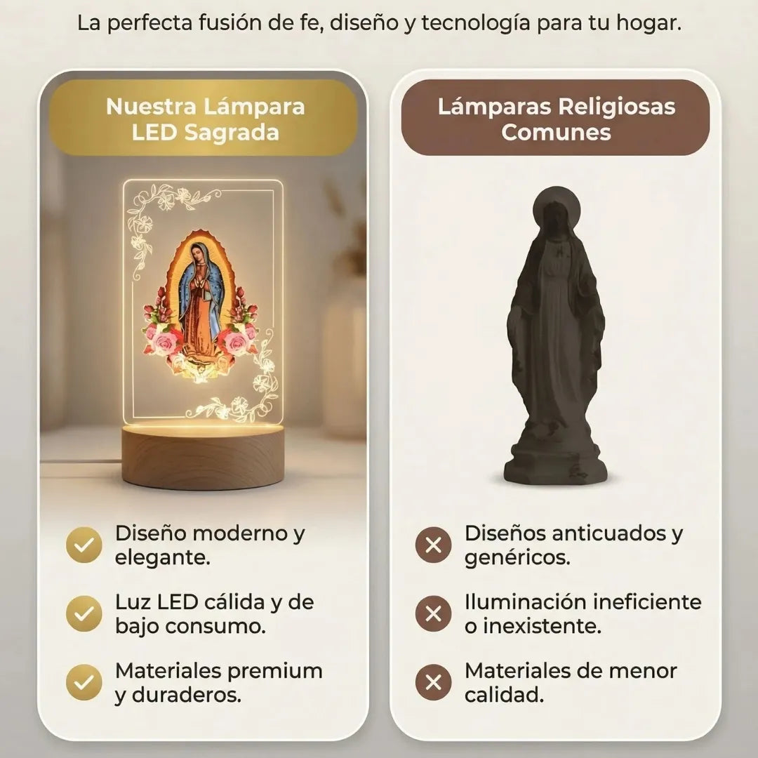 LAMPARA LED LUZ DIVINA