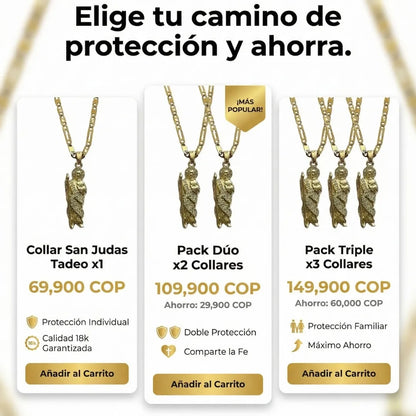 CADENA CON DIJE DE SAN JUDAS TADEO