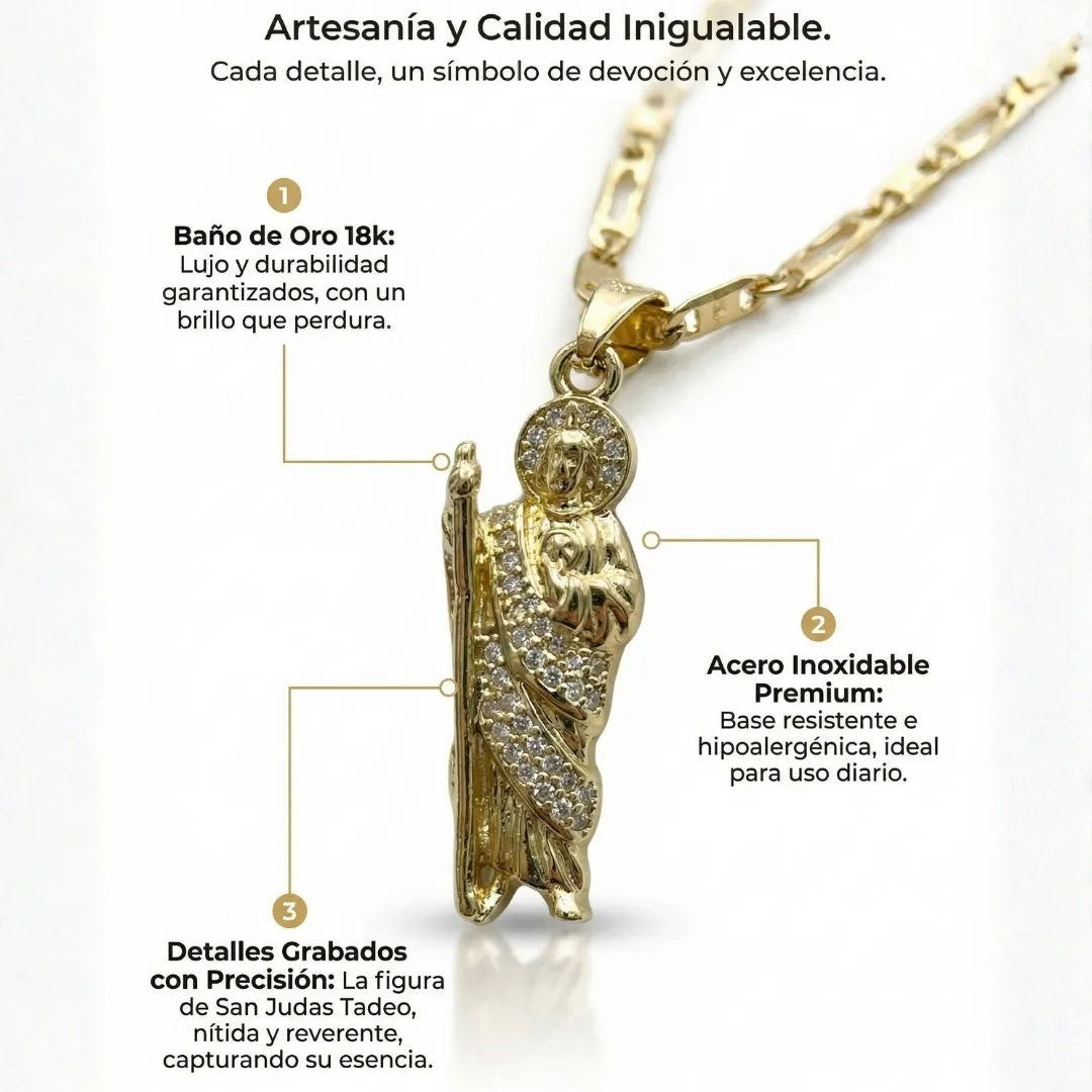 CADENA CON DIJE DE SAN JUDAS TADEO