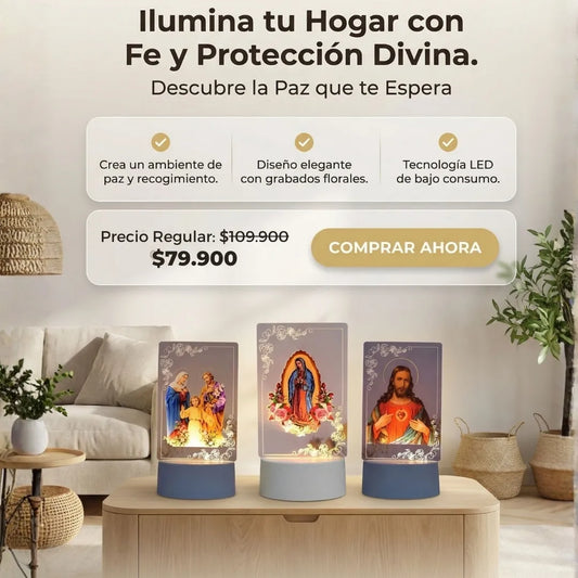 LAMPARA LED LUZ DIVINA