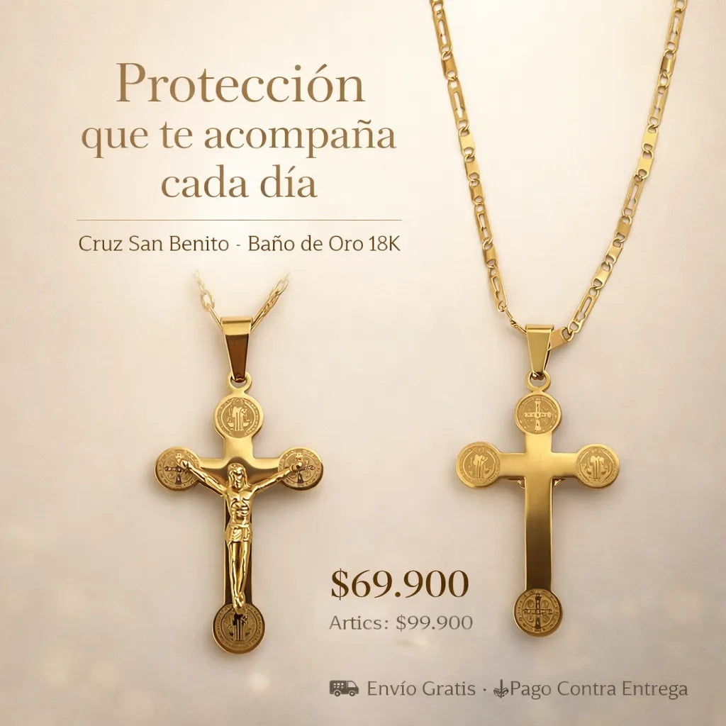 Cadena Protectora Cristo San Benito