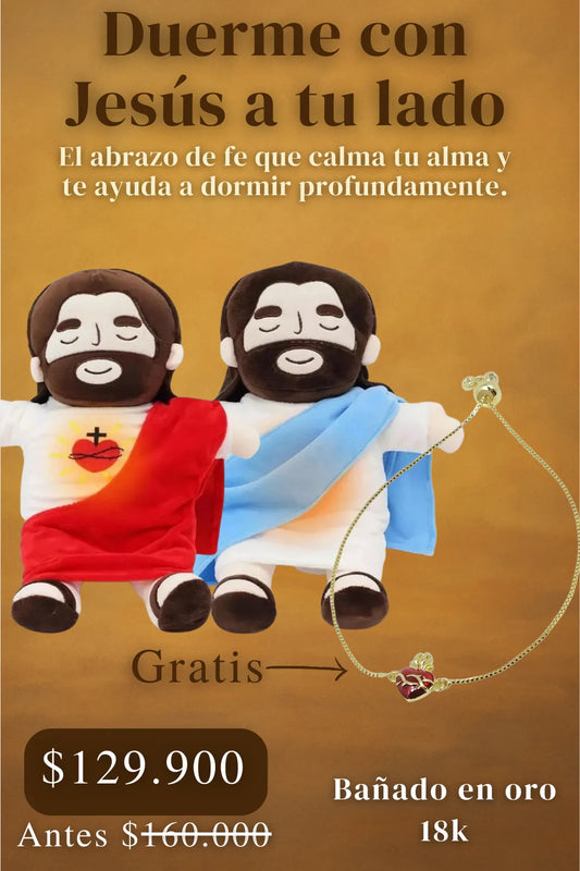 Peluche Jesus Respiracion Sonido