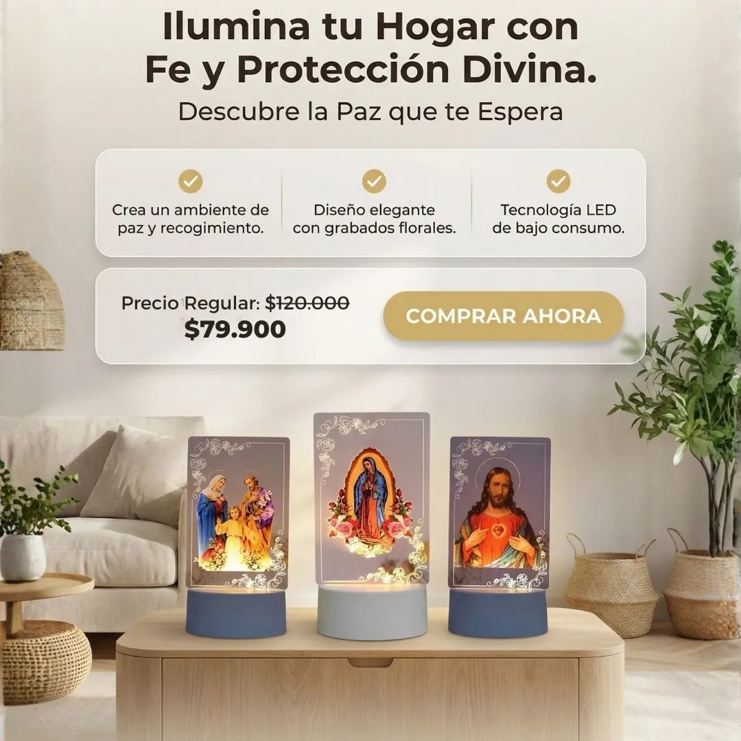 LAMPARA LED LUZ DIVINA