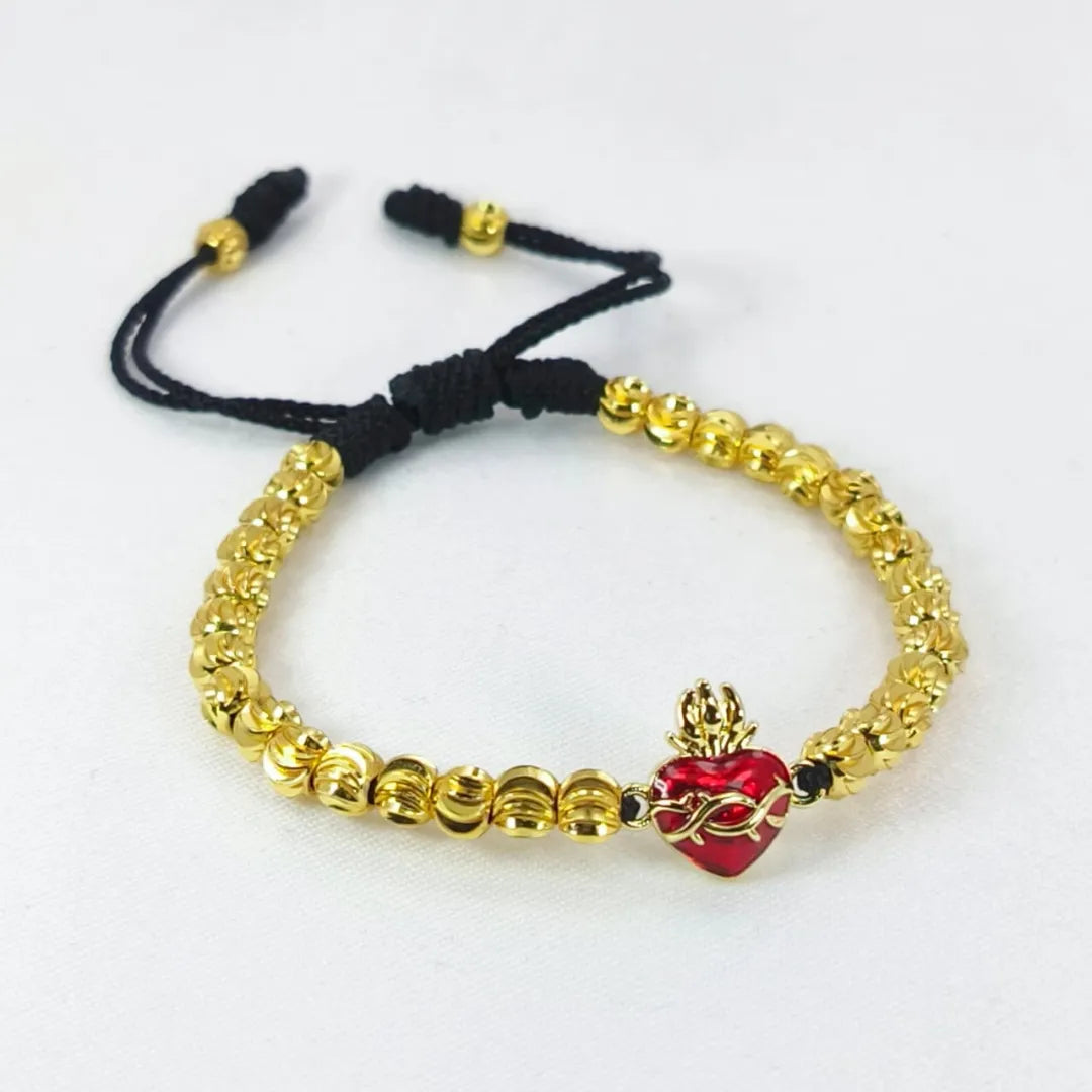 PULSERA N6 CORAZON DE JESUS
