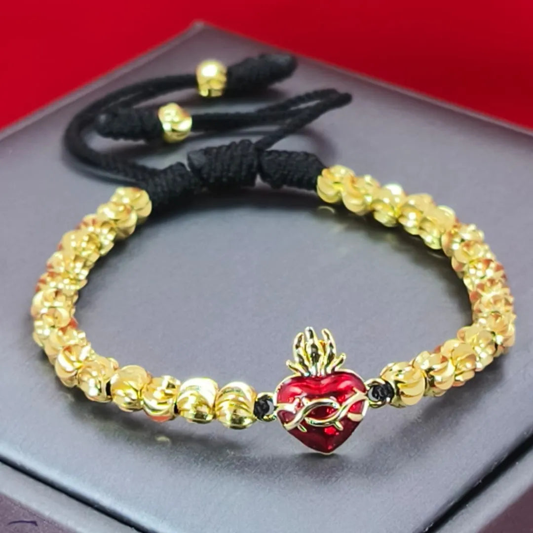 PULSERA N6 CORAZON DE JESUS