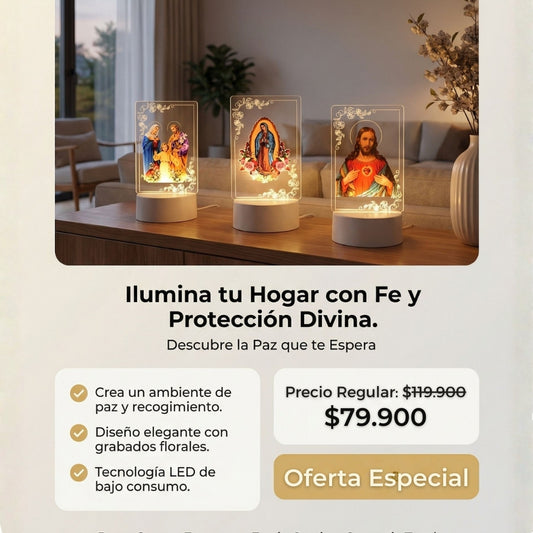 LAMPARA LED LUZ DIVINA