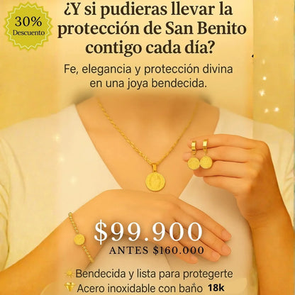 COMBO COLLAR PULSERA Y CANDONGA S BENITO