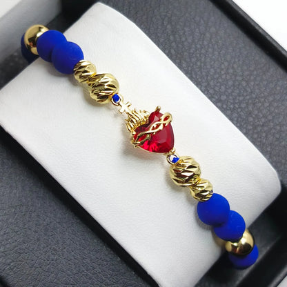 PULSERA NEOPRENO Y BALIN DIAM CORA JESUS