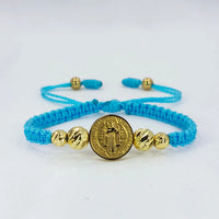 TEJIDO HILO AZUL AGUAMARINA