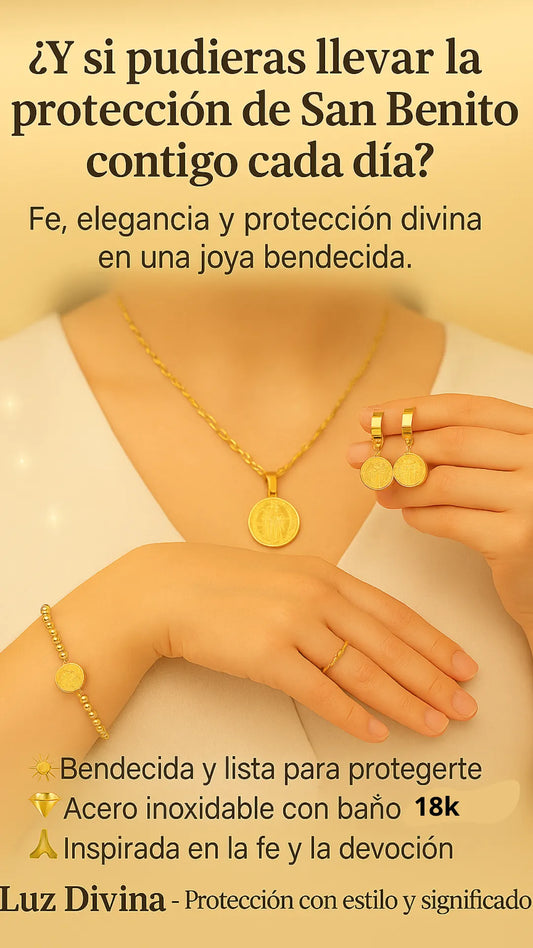 COMBO COLLAR PULSERA Y CANDONGA S BENITO